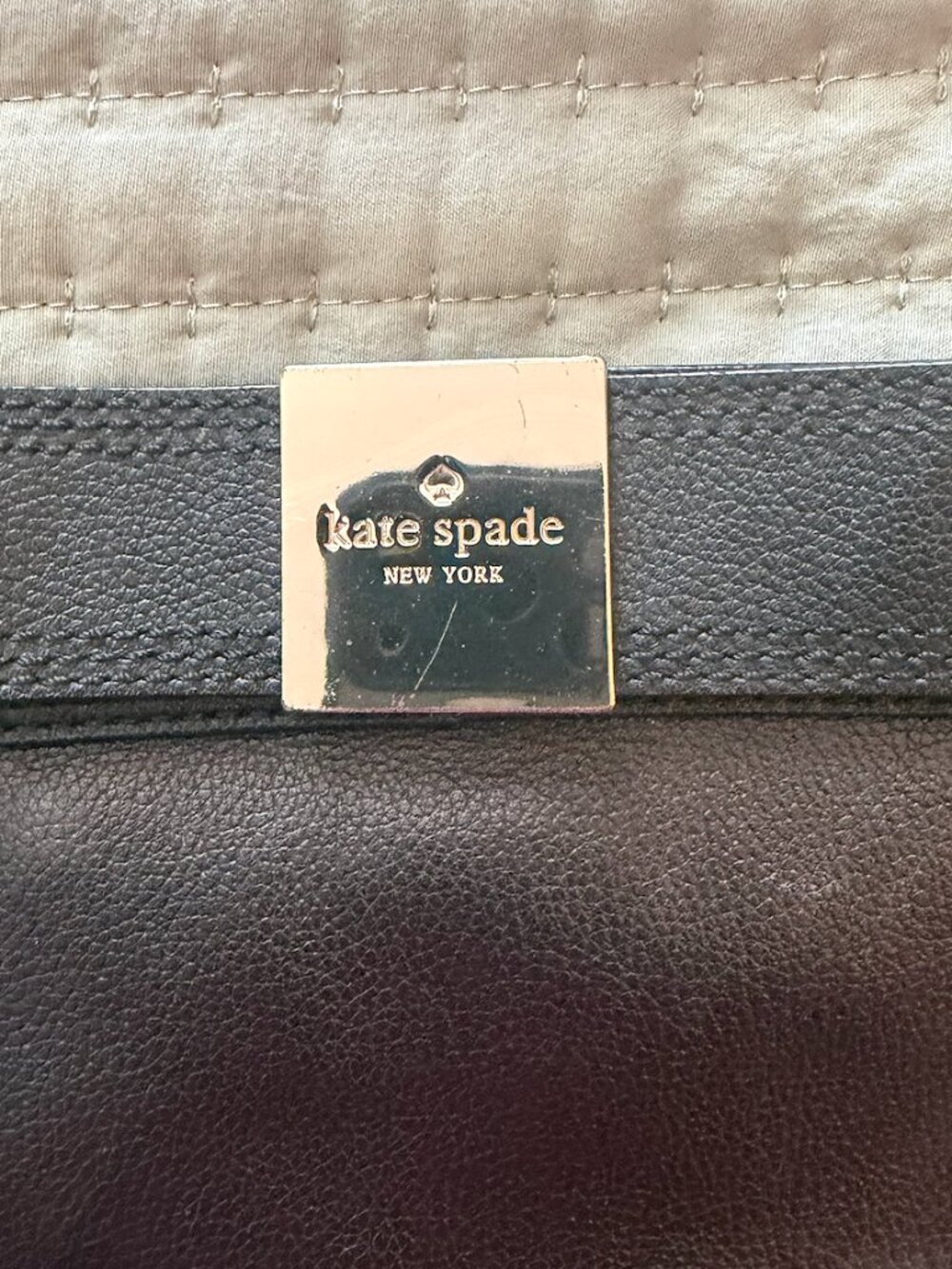 Kate Spade Black Leather Bow Crossbody Bag - Picture 2 of 3